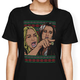 Ladies Yelling Sweater - Women's Apparel