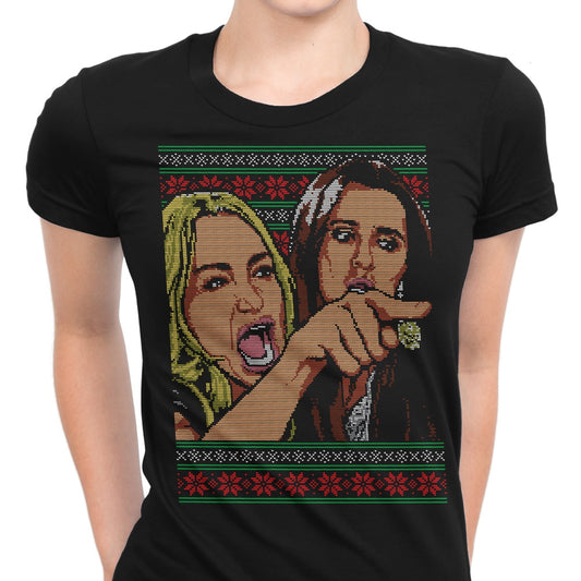 Ladies Yelling Sweater - Women's Apparel