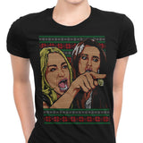 Ladies Yelling Sweater - Women's Apparel