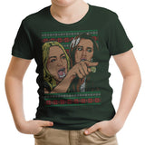 Ladies Yelling Sweater - Youth Apparel