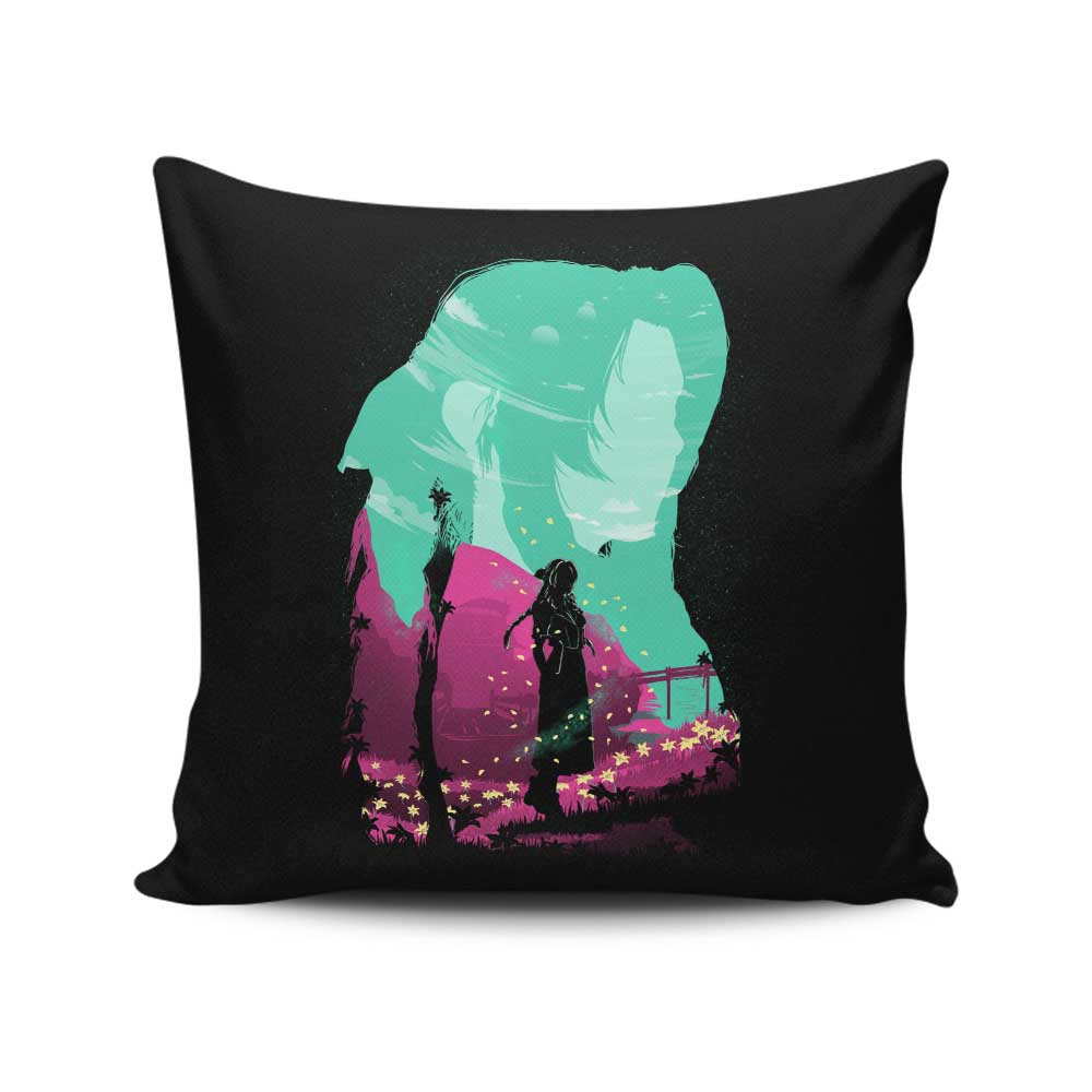 Last Ancient Landscape - Throw Pillow
