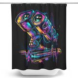 Last Robot on Earth - Shower Curtain