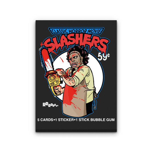 Leather Classic Slashers - Canvas Print