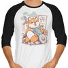 Legend of Dog - 3/4 Sleeve Raglan T-Shirt