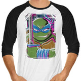 Leo Glitch - 3/4 Sleeve Raglan T-Shirt
