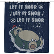 Let it Snor - Shower Curtain