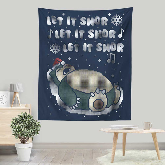 Let it Snor - Wall Tapestry