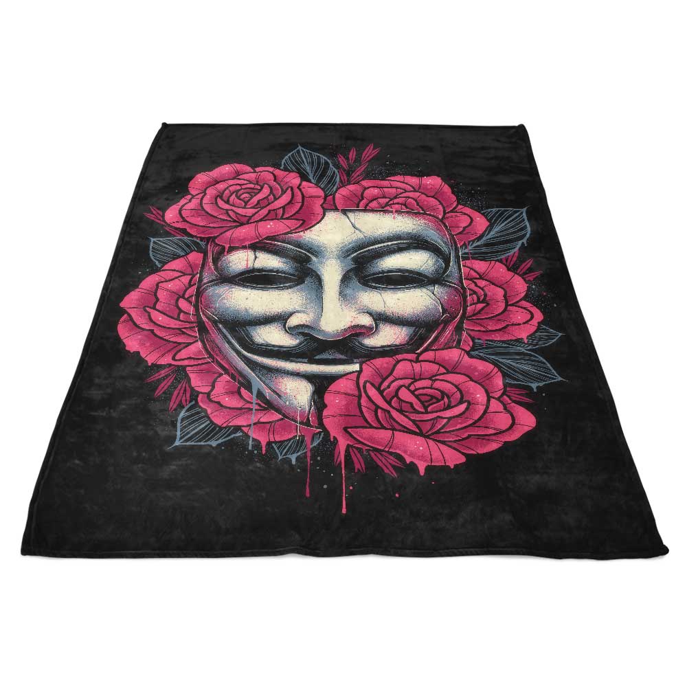Let the Revolution Bloom - Fleece Blanket