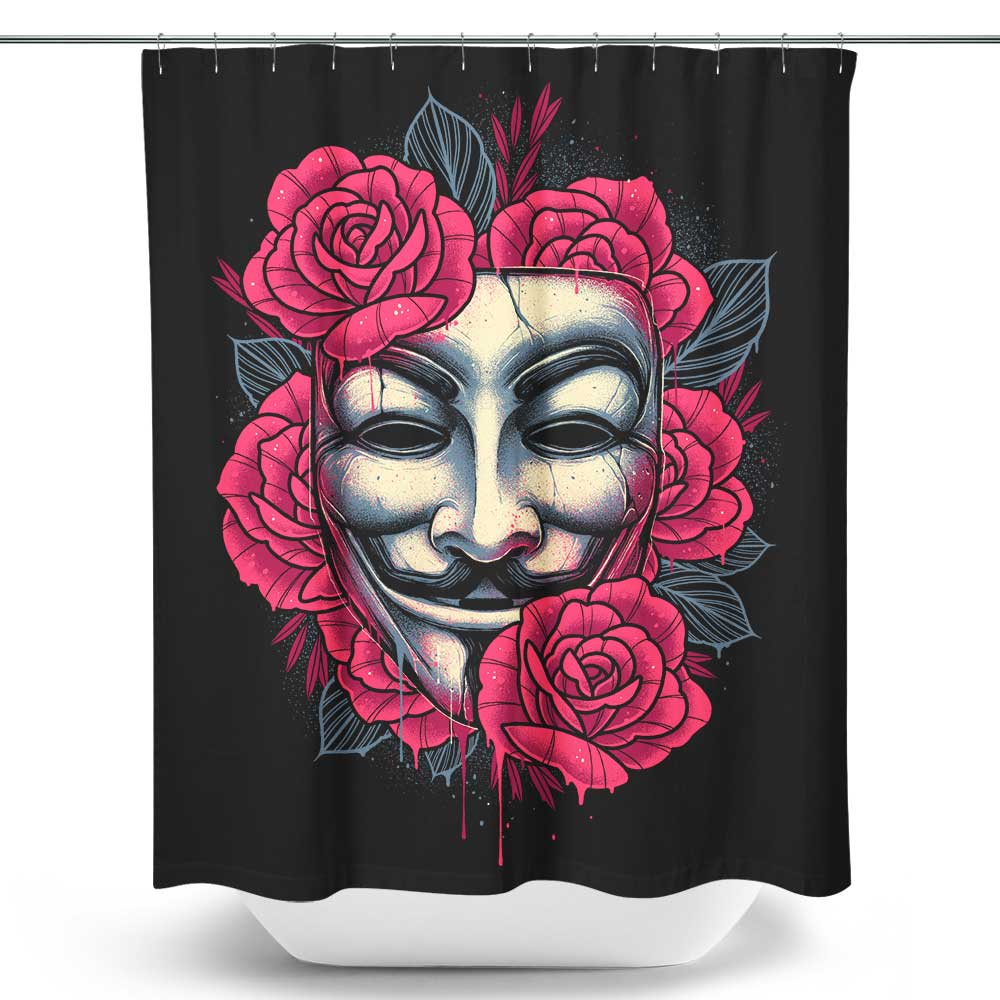 Let the Revolution Bloom - Shower Curtain