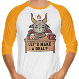 Let's Make a Deal - 3/4 Sleeve Raglan T-Shirt