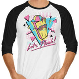 Let's Plank - 3/4 Sleeve Raglan T-Shirt