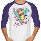 Let's Plank - 3/4 Sleeve Raglan T-Shirt