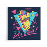 Let's Plank - Canvas Print