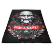 Let's Play a Game - Fleece Blanket