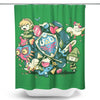 Let's Roll Link - Shower Curtain