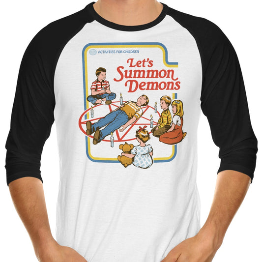 Let's Summon Demons - 3/4 Sleeve Raglan T-Shirt