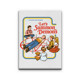 Let's Summon Demons - Canvas Print