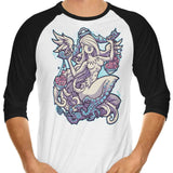 Libra - 3/4 Sleeve Raglan T-Shirt