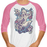 Libra - 3/4 Sleeve Raglan T-Shirt
