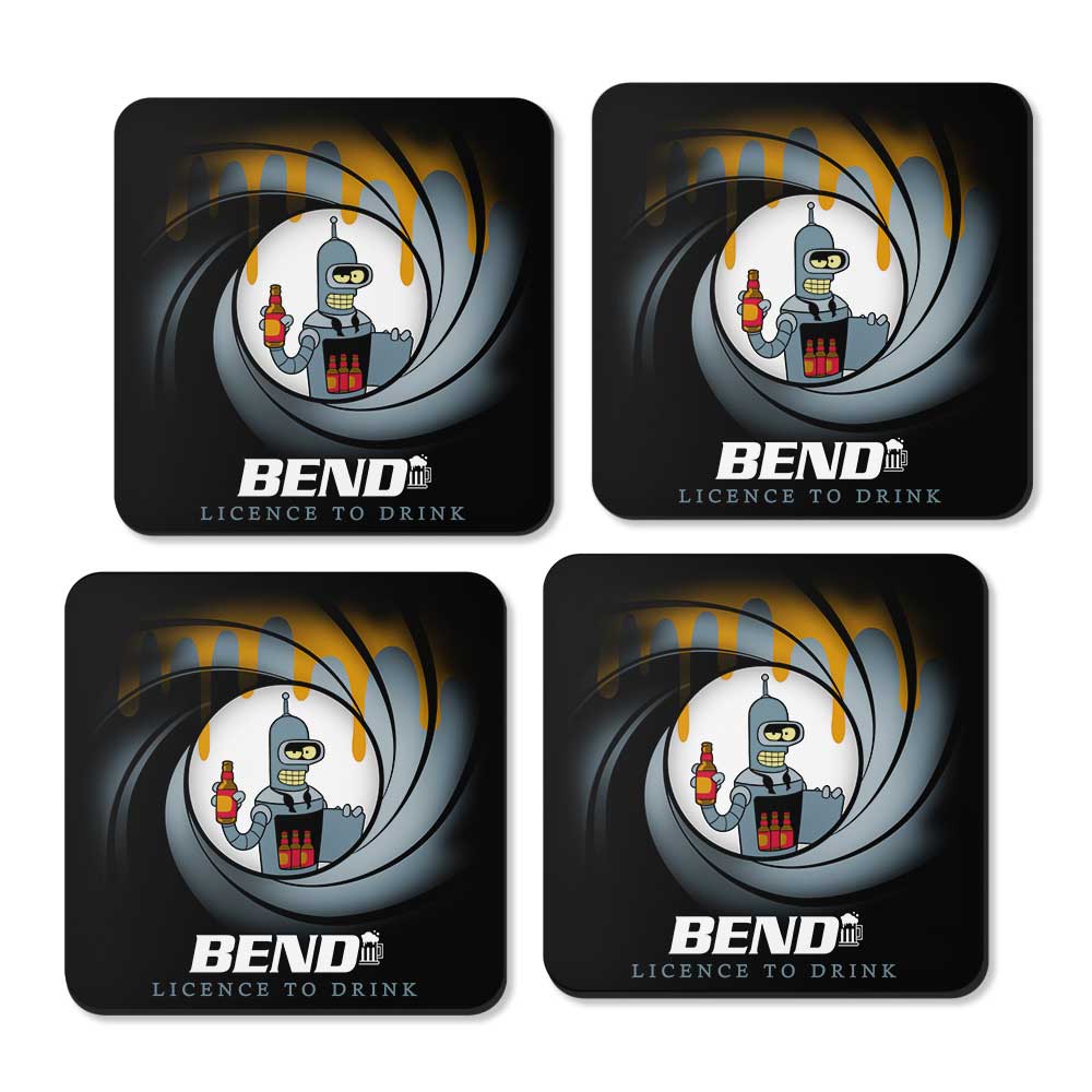 Licensed to Drink - Coasters