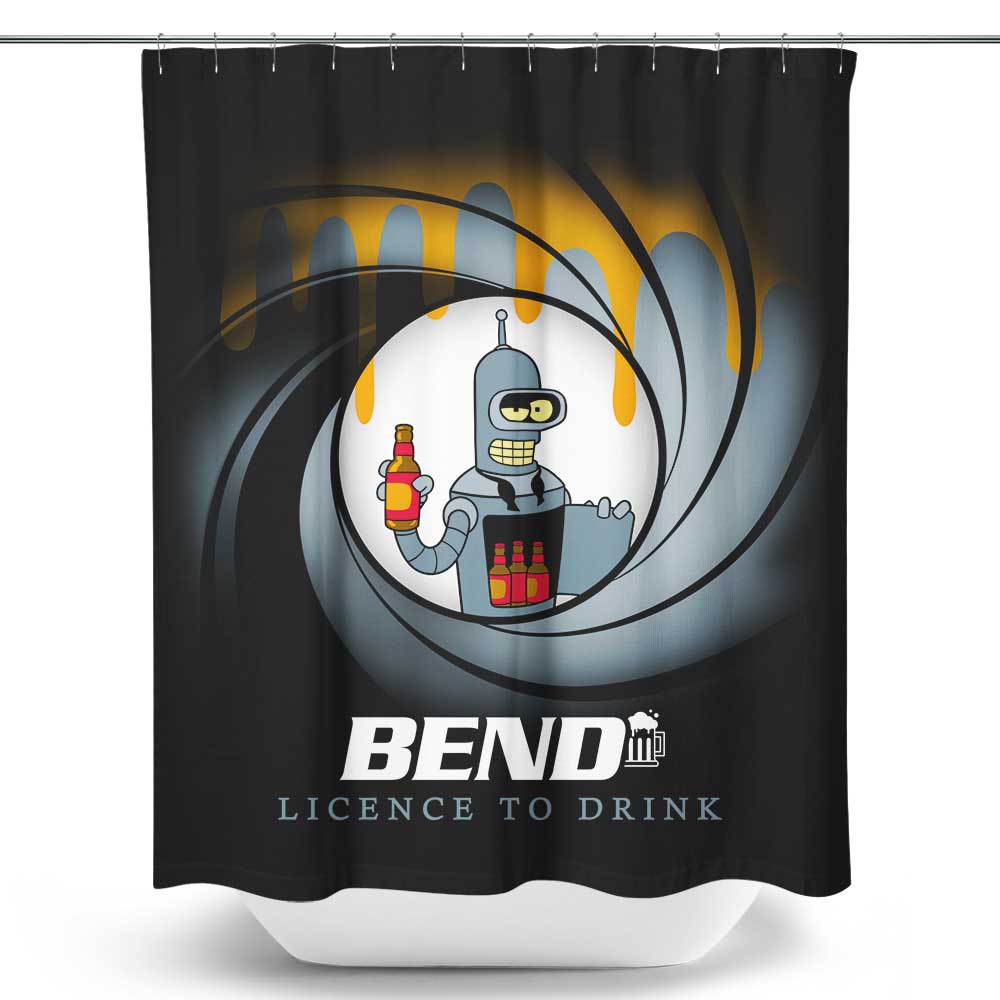 Licensed to Drink - Shower Curtain