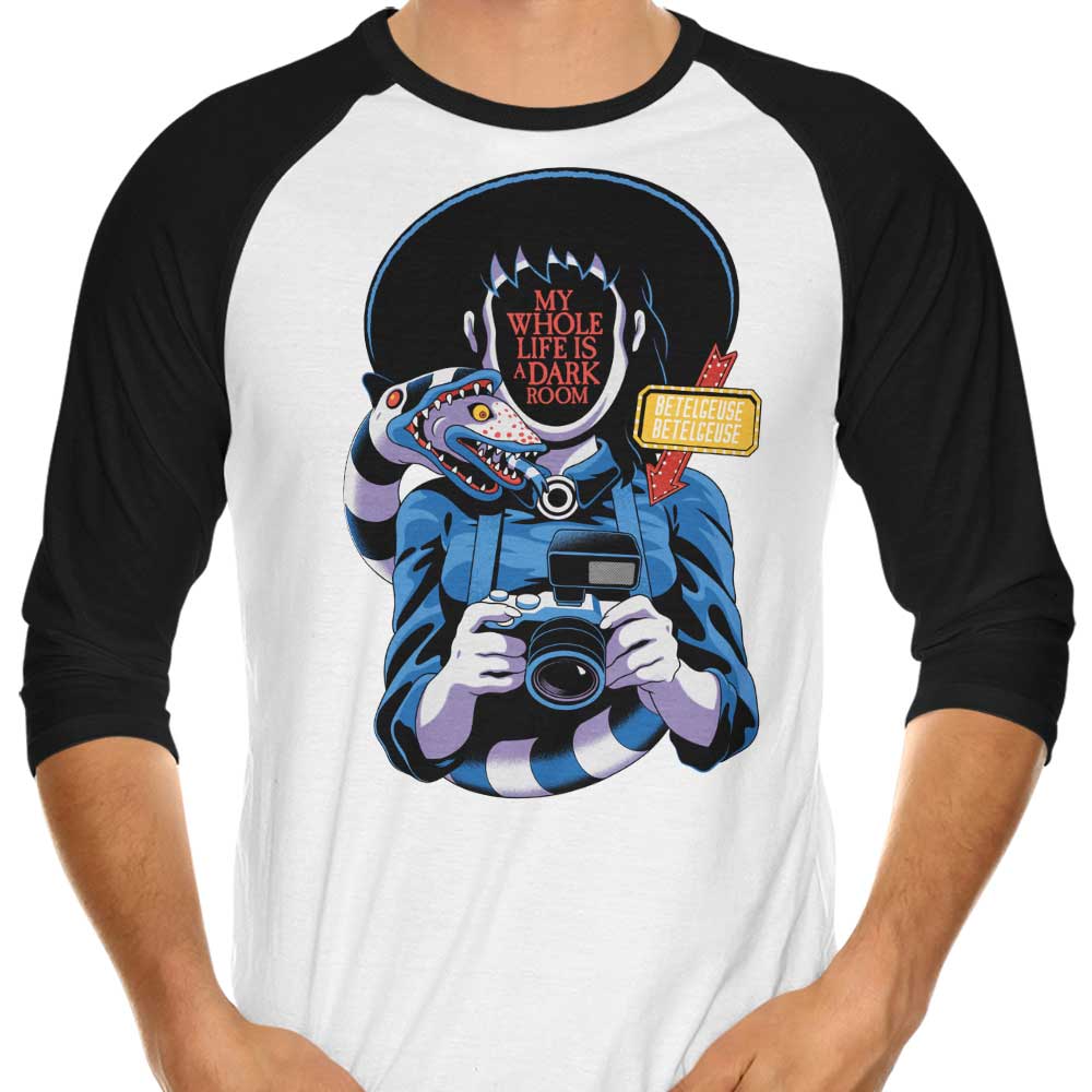 Life is a Dark Room - 3/4 Sleeve Raglan T-Shirt