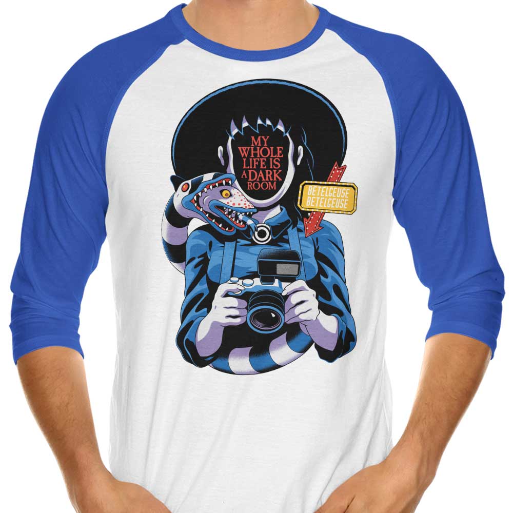 Life is a Dark Room - 3/4 Sleeve Raglan T-Shirt