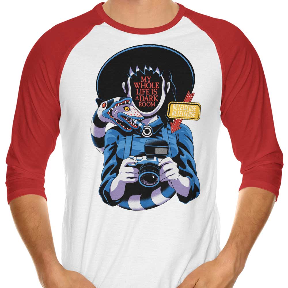 Life is a Dark Room - 3/4 Sleeve Raglan T-Shirt