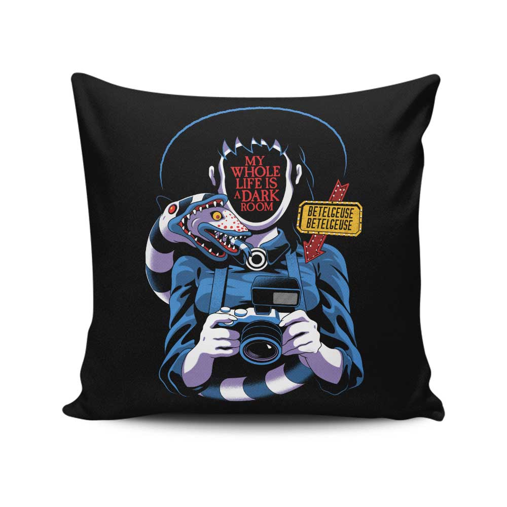 Life is a Dark Room - Throw Pillow