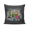Link and Zelda - Throw Pillow