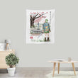 Link to the Watercolor - Wall Tapestry
