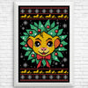 Lion Christmas - Posters & Prints