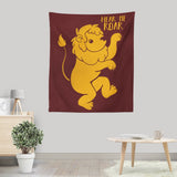 Lion Kawaii - Wall Tapestry