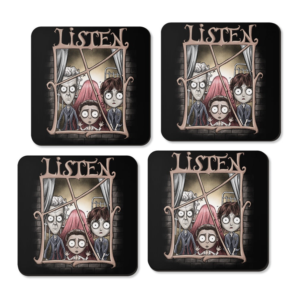 Listen - Coasters
