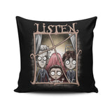 Listen - Throw Pillow