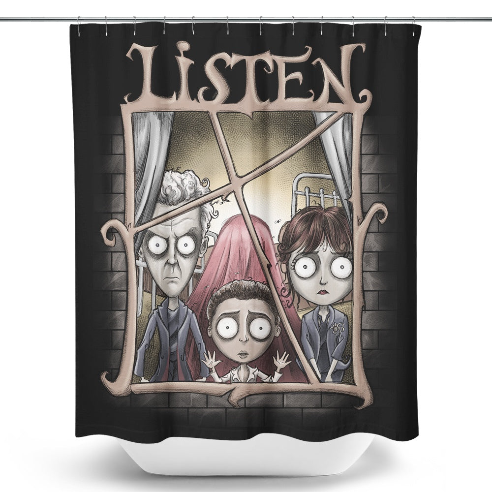 Listen - Shower Curtain