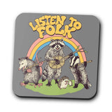 Listen to Folk - Coasters