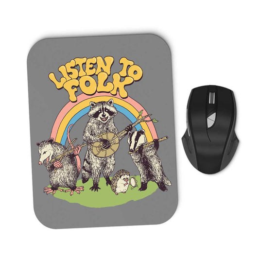 Listen to Folk - Mousepad