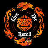 Live Die Reroll - Mousepad