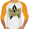 Live Long - 3/4 Sleeve Raglan T-Shirt
