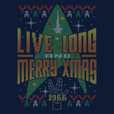 Live Long Ugly Sweater - Shower Curtain
