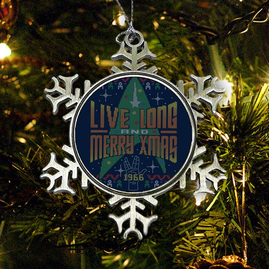 Live Long Ugly Sweater - Ornament