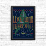 Live Long Ugly Sweater - Posters & Prints