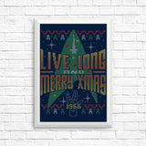 Live Long Ugly Sweater - Posters & Prints