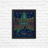 Live Long Ugly Sweater - Posters & Prints