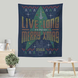 Live Long Ugly Sweater - Wall Tapestry