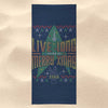 Live Long Ugly Sweater - Towel