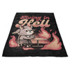 Living in Hell - Fleece Blanket