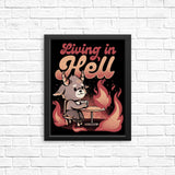 Living in Hell - Posters & Prints