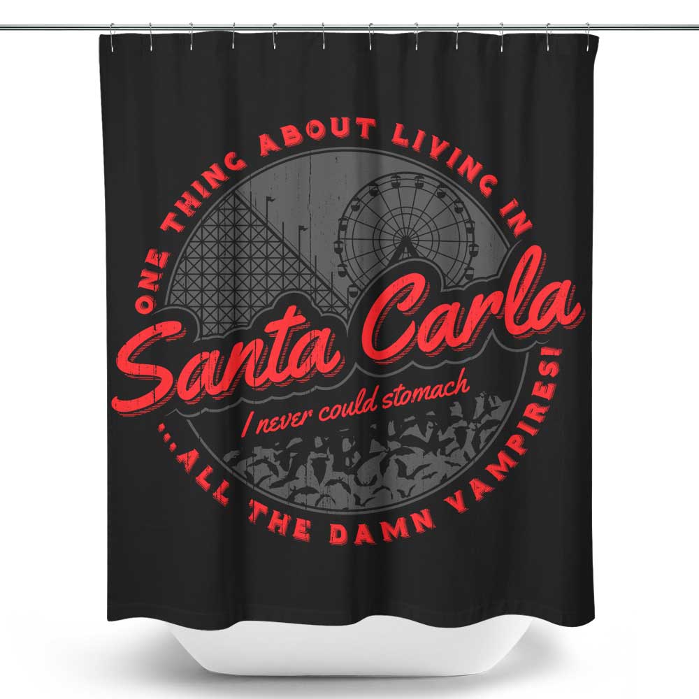 Living in Santa Carla - Shower Curtain